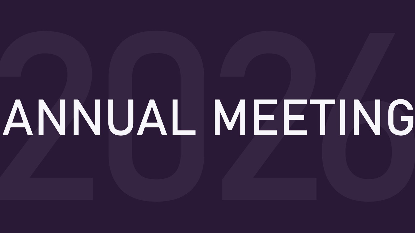 Event:tERC Annual Meeting18 November 2026: London